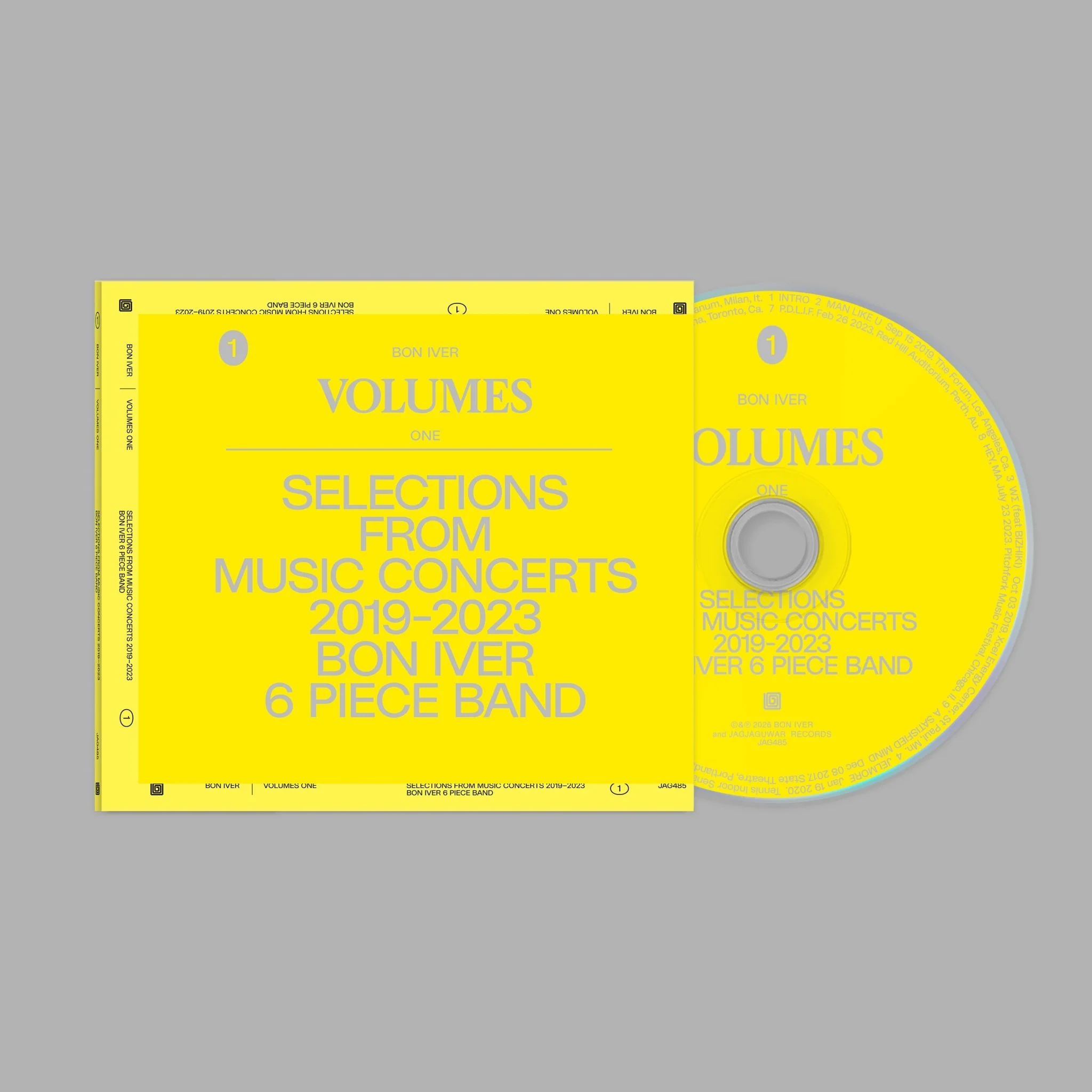 VOLUMES: ONE (SELECTIONS FROM MUSIC CONCERTS 2019-2023 BON IVER 6 PIECE BAND) - Image 3